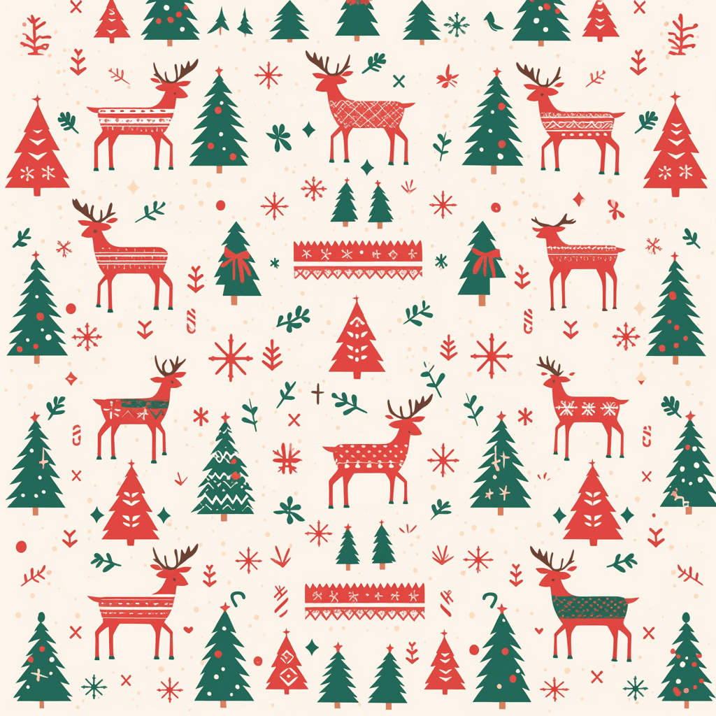Christmas Tree 831 original repeating artwork