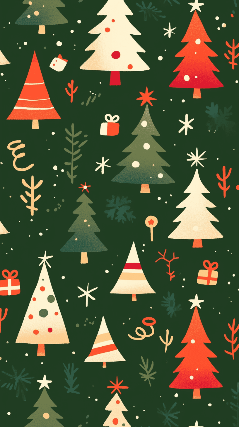Christmas Tree 796 original repeating artwork