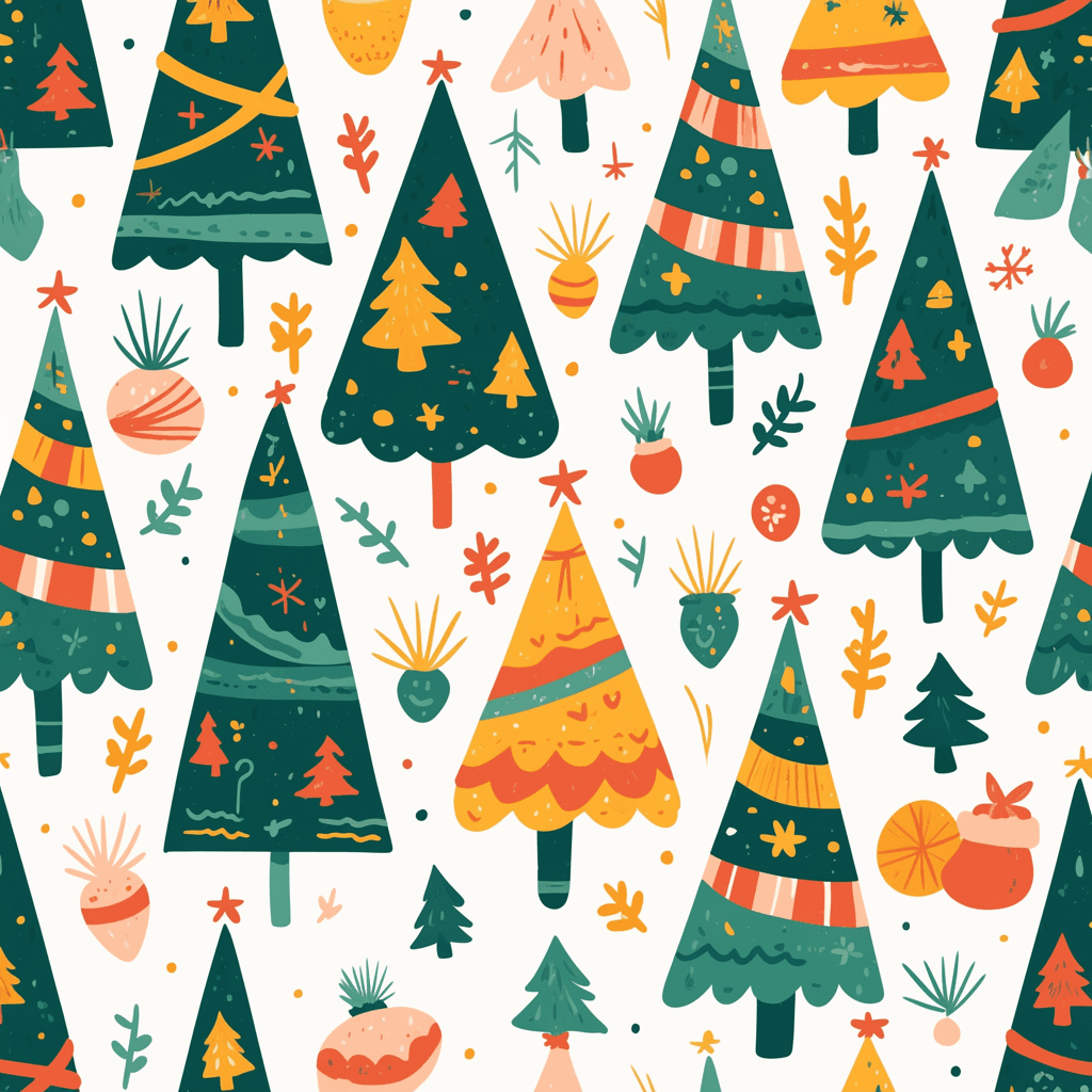 Christmas Tree 471 original repeating artwork