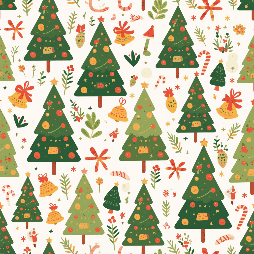 Christmas Tree 830 original repeating artwork