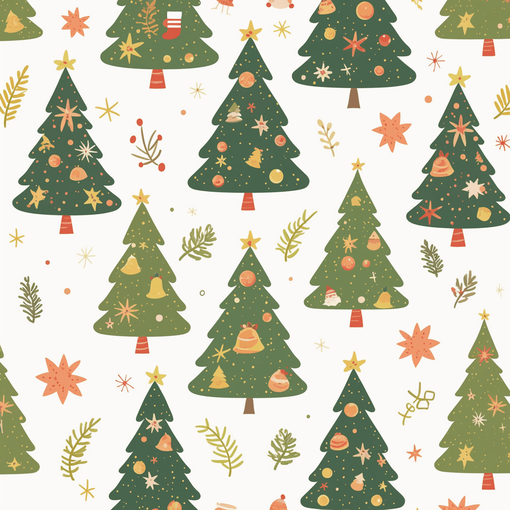 Christmas Tree 324 original repeating artwork