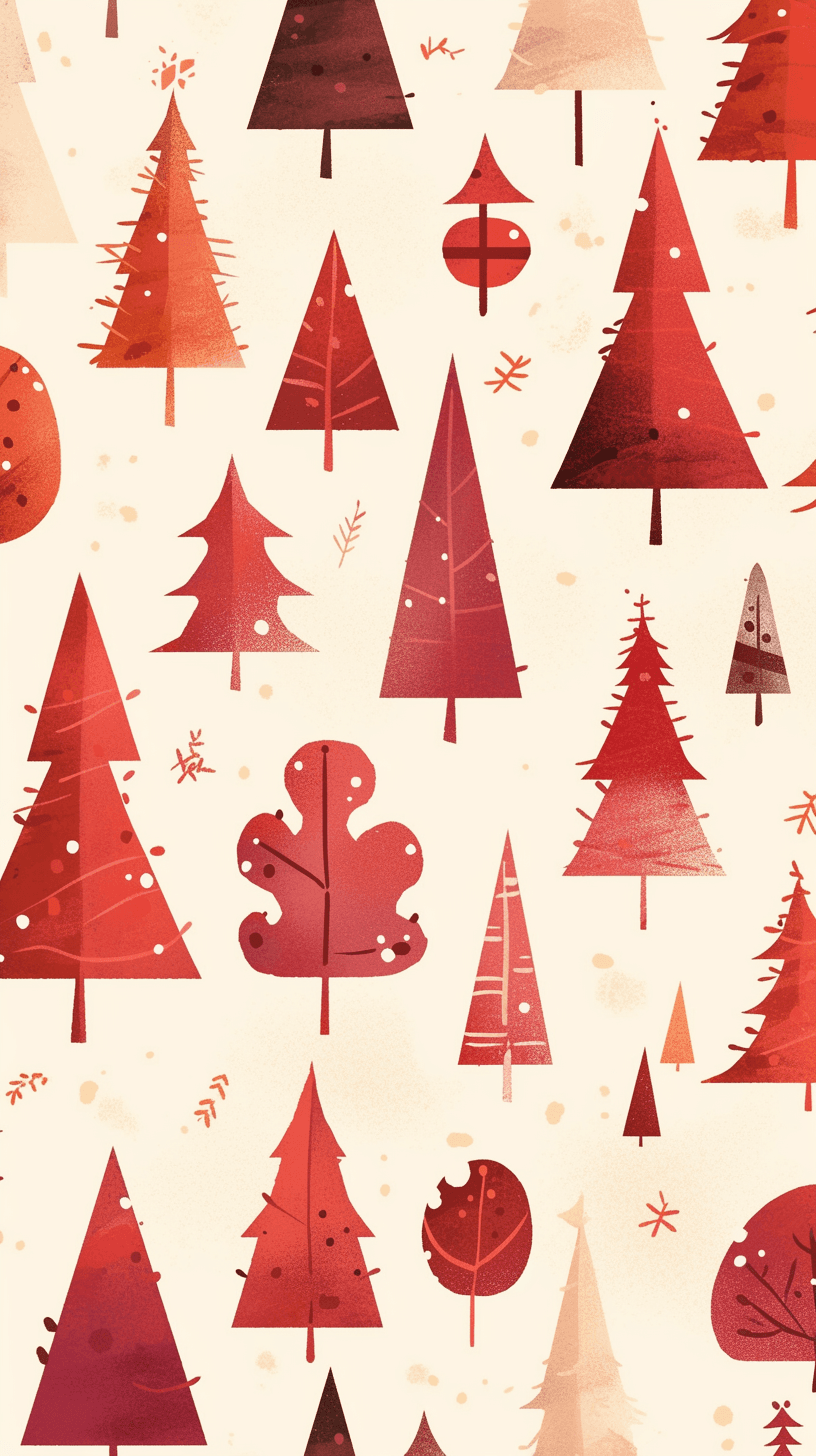 Christmas Tree Summit original repeating artwork