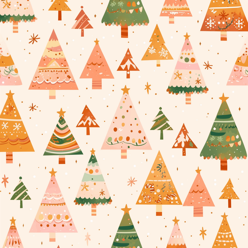 Christmas Tree 433 original repeating artwork