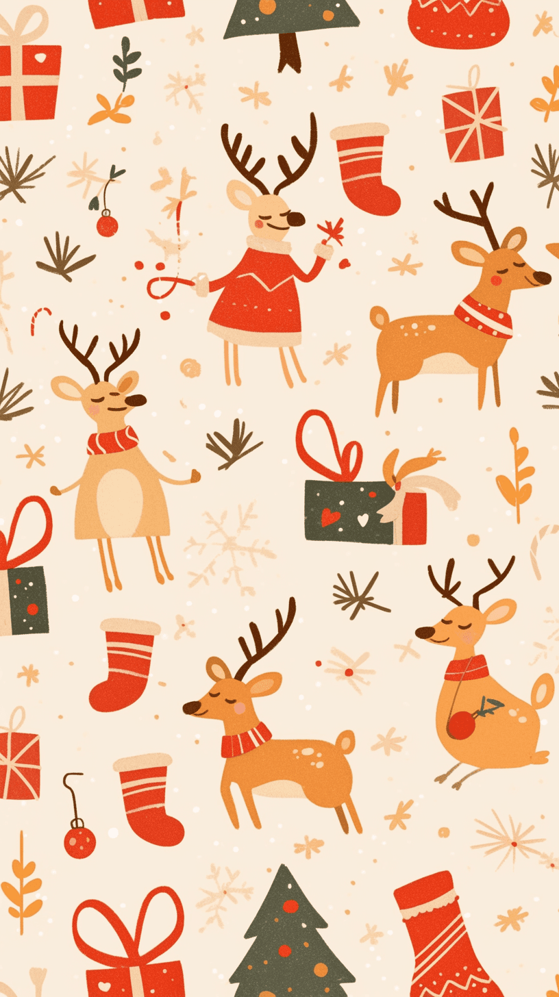Christmas 414 original repeating artwork