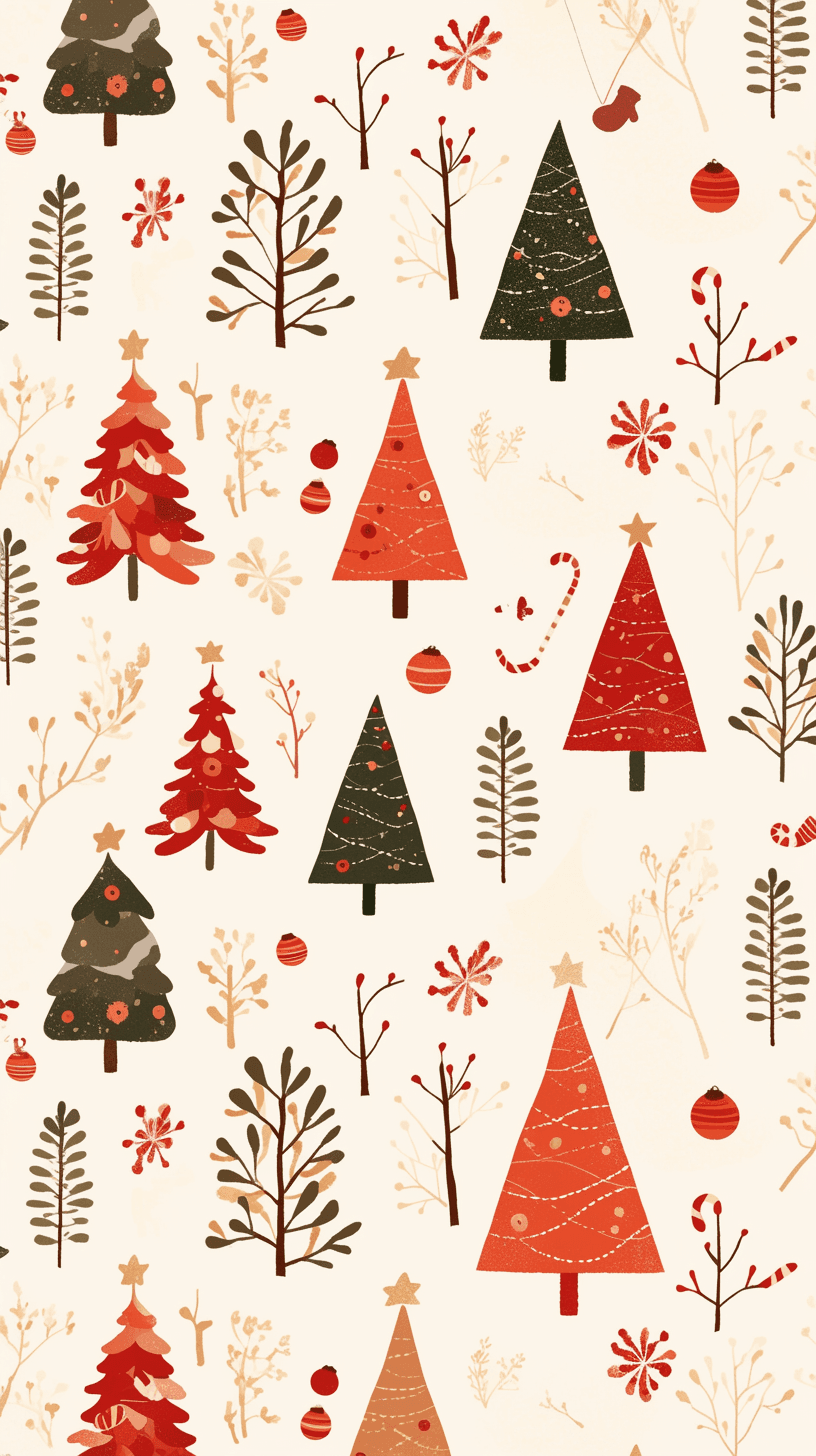 Christmas Tree 204 original repeating artwork