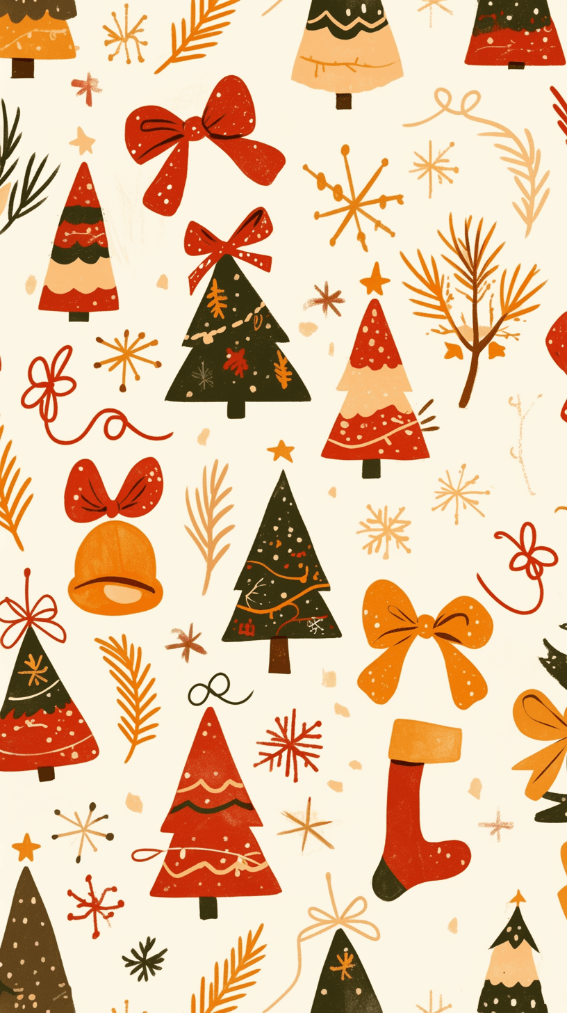 Christmas Tree 031 original repeating artwork