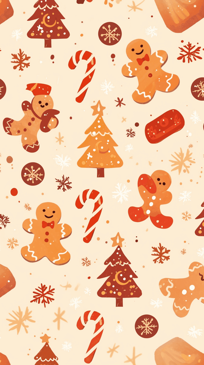 Gingerbread Collective original repeating artwork