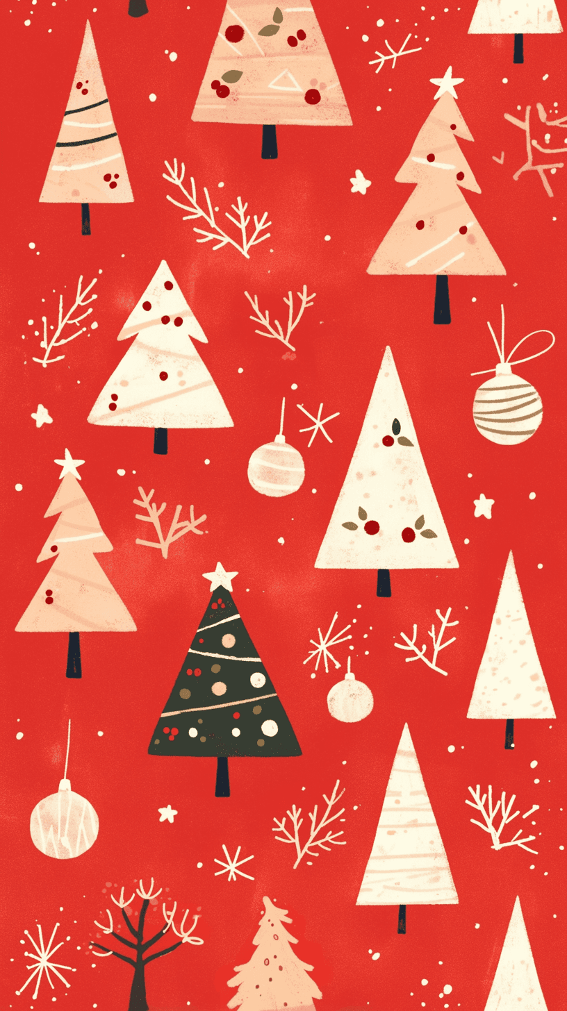 Christmas Tree 707 original repeating artwork