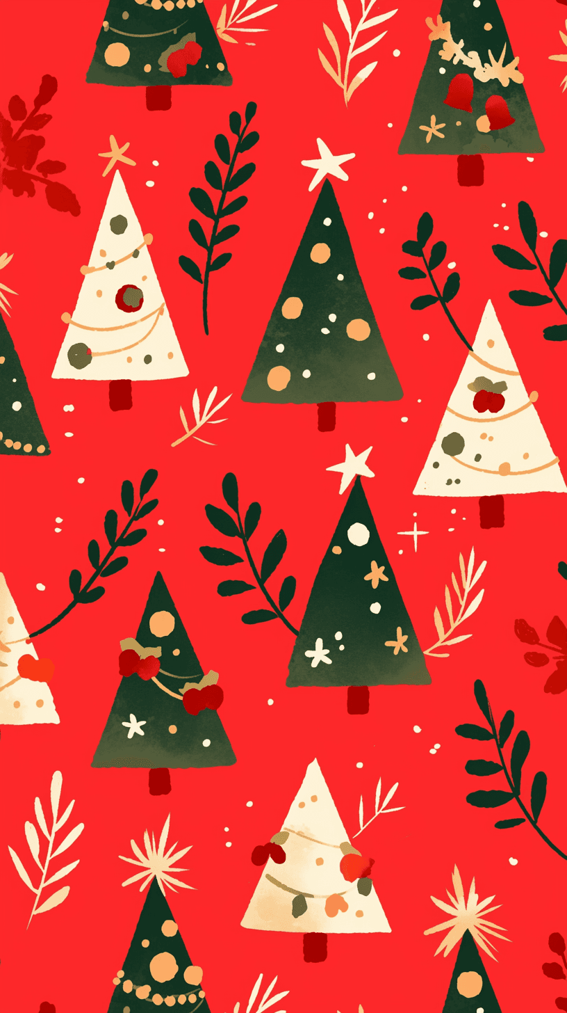 Christmas Tree 825 original repeating artwork