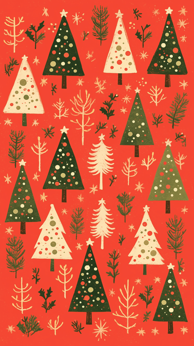 Christmas Tree 823 original repeating artwork
