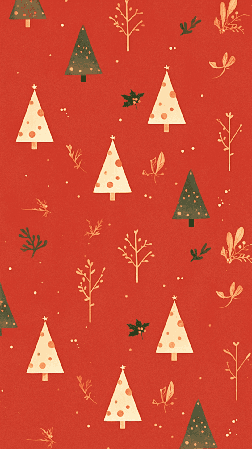Christmas Tree 757 original repeating artwork