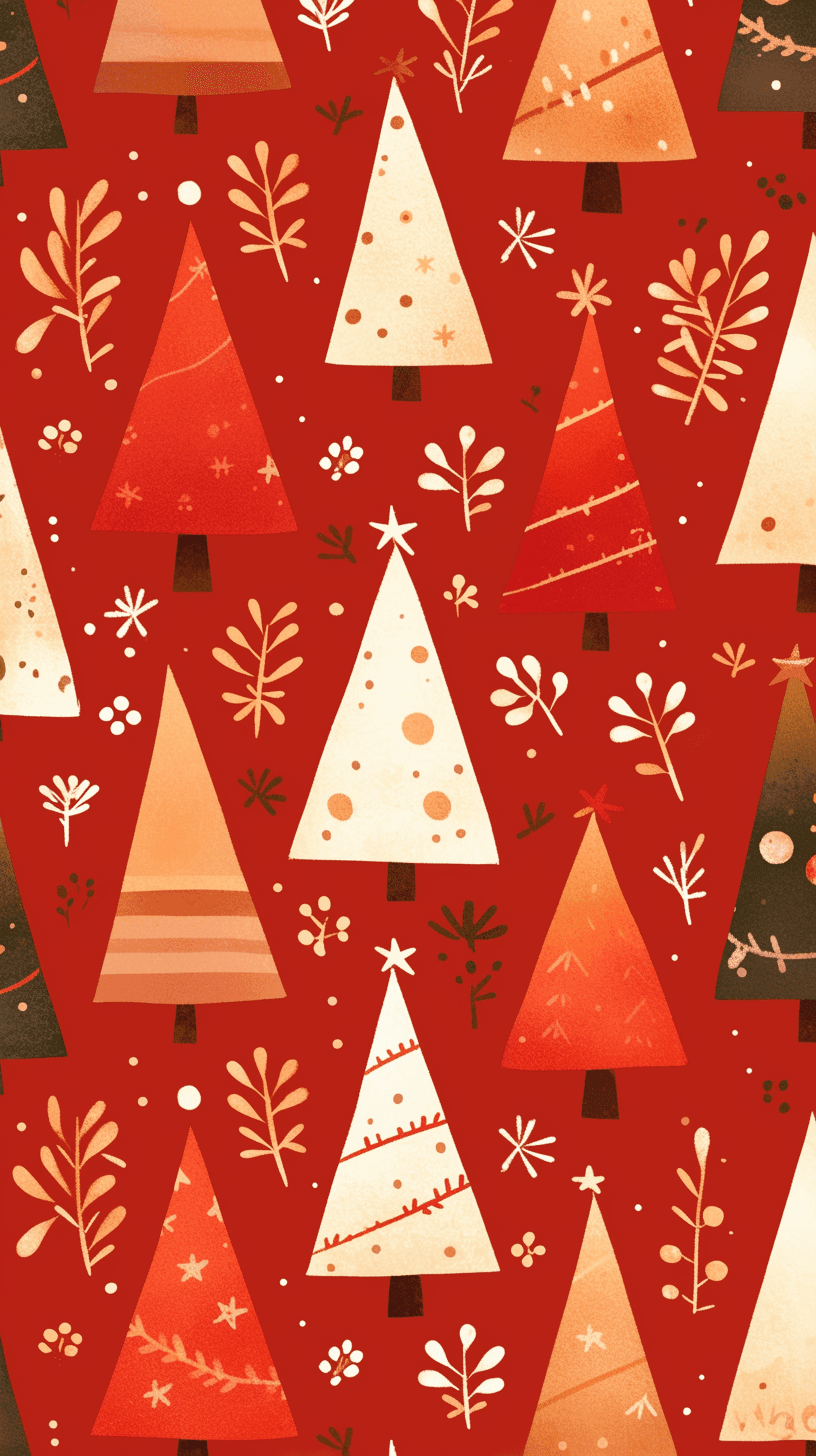 Christmas Tree 801 original repeating artwork