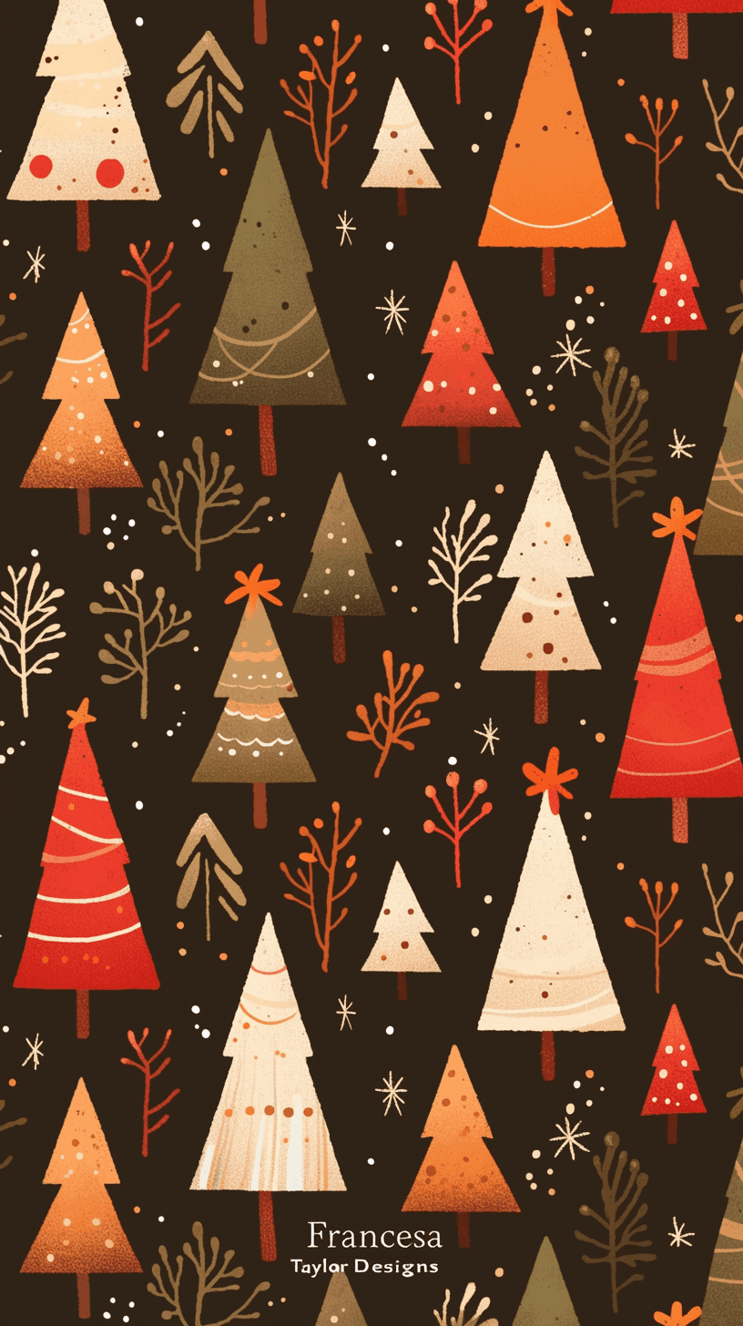 Christmas Tree 813 original repeating artwork