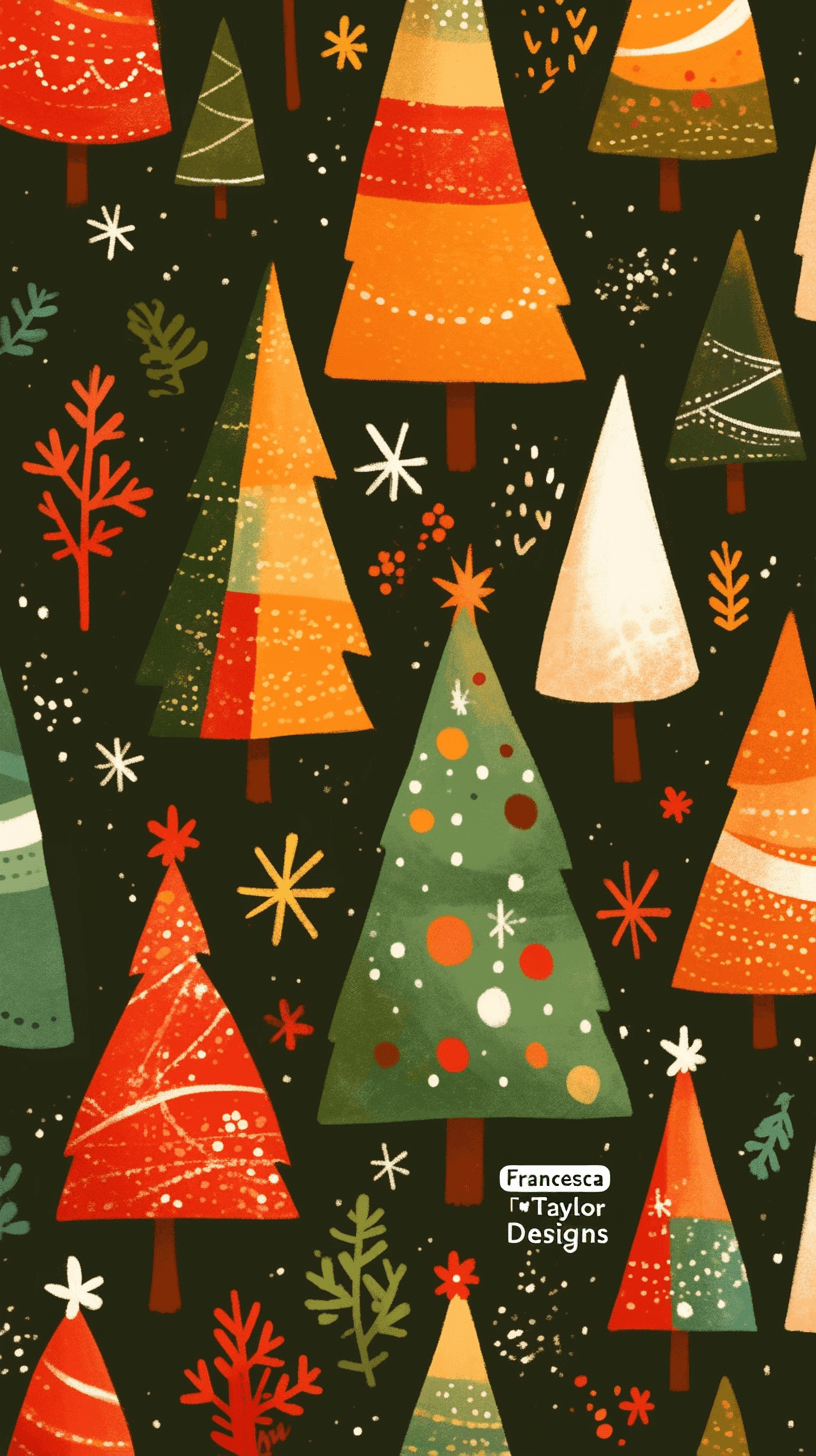 Christmas Tree 740 original repeating artwork