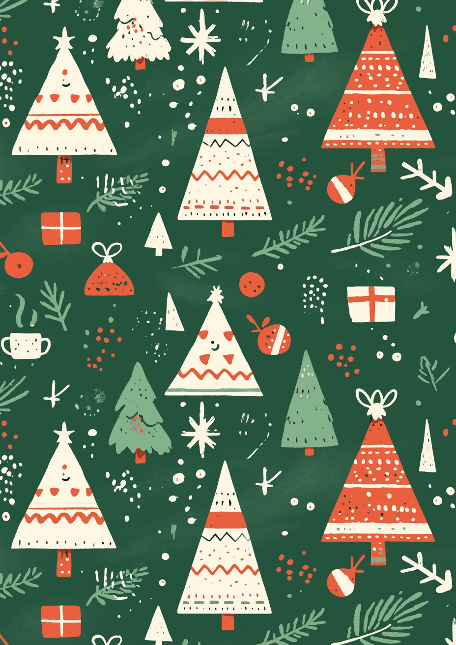 Christmas Tree 464 original repeating artwork