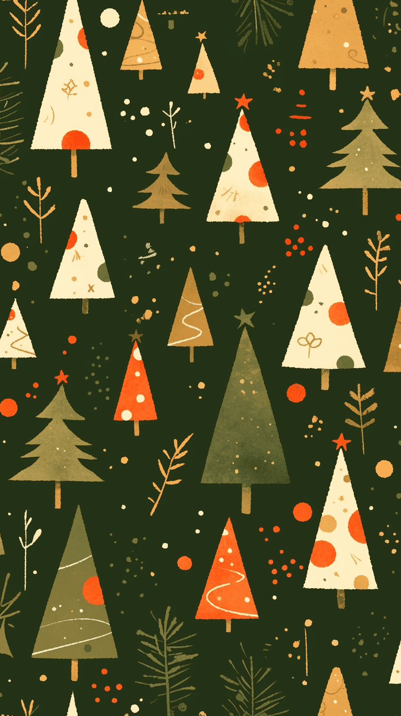 Christmas Tree 440 original repeating artwork