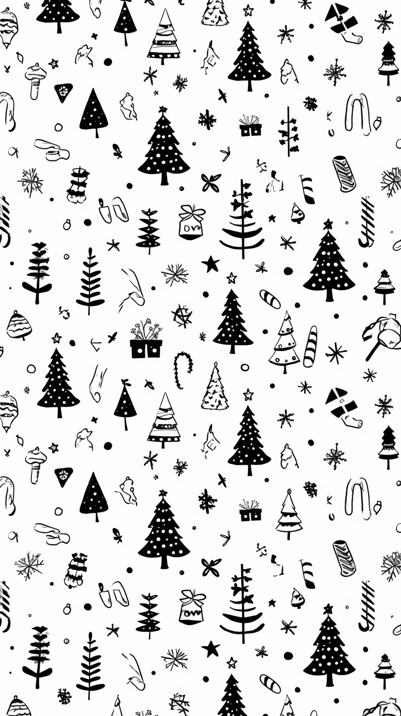 Christmas Tree 754 original repeating artwork