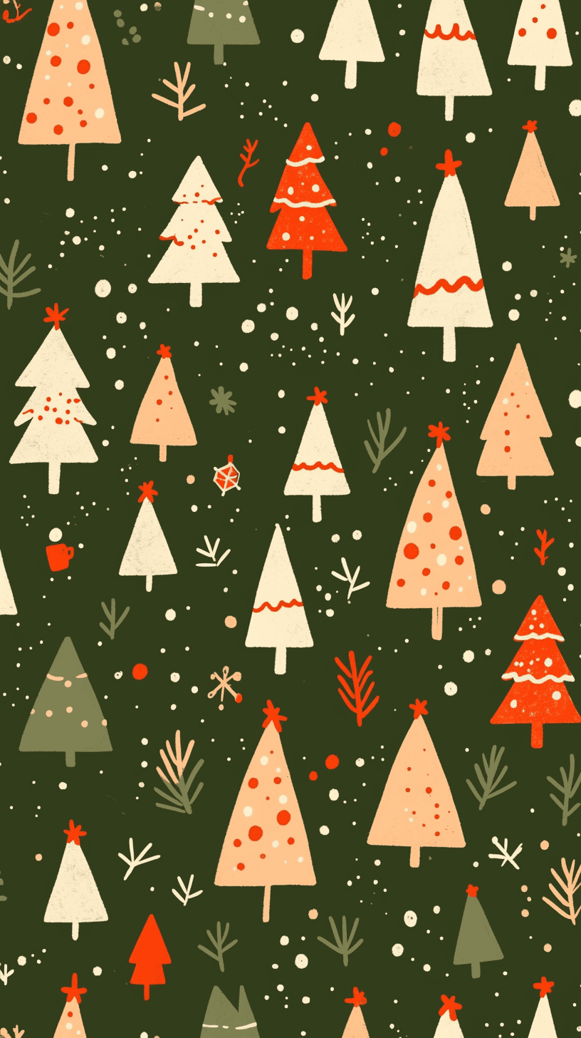 Christmas Tree 463 original repeating artwork