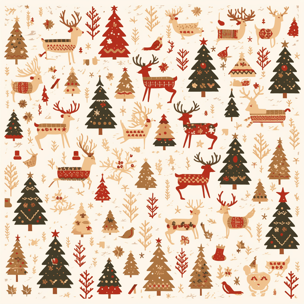 Christmas Tree 674 original repeating artwork