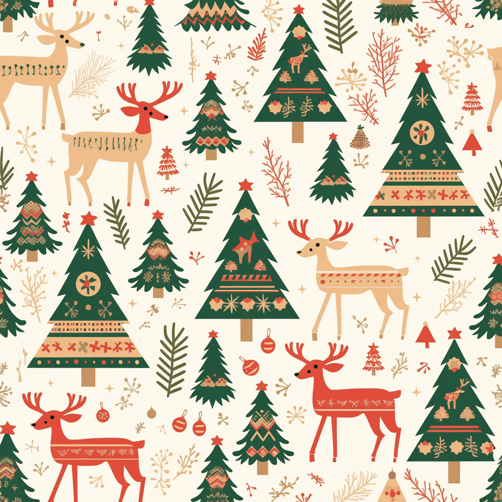Christmas Tree 577 original repeating artwork