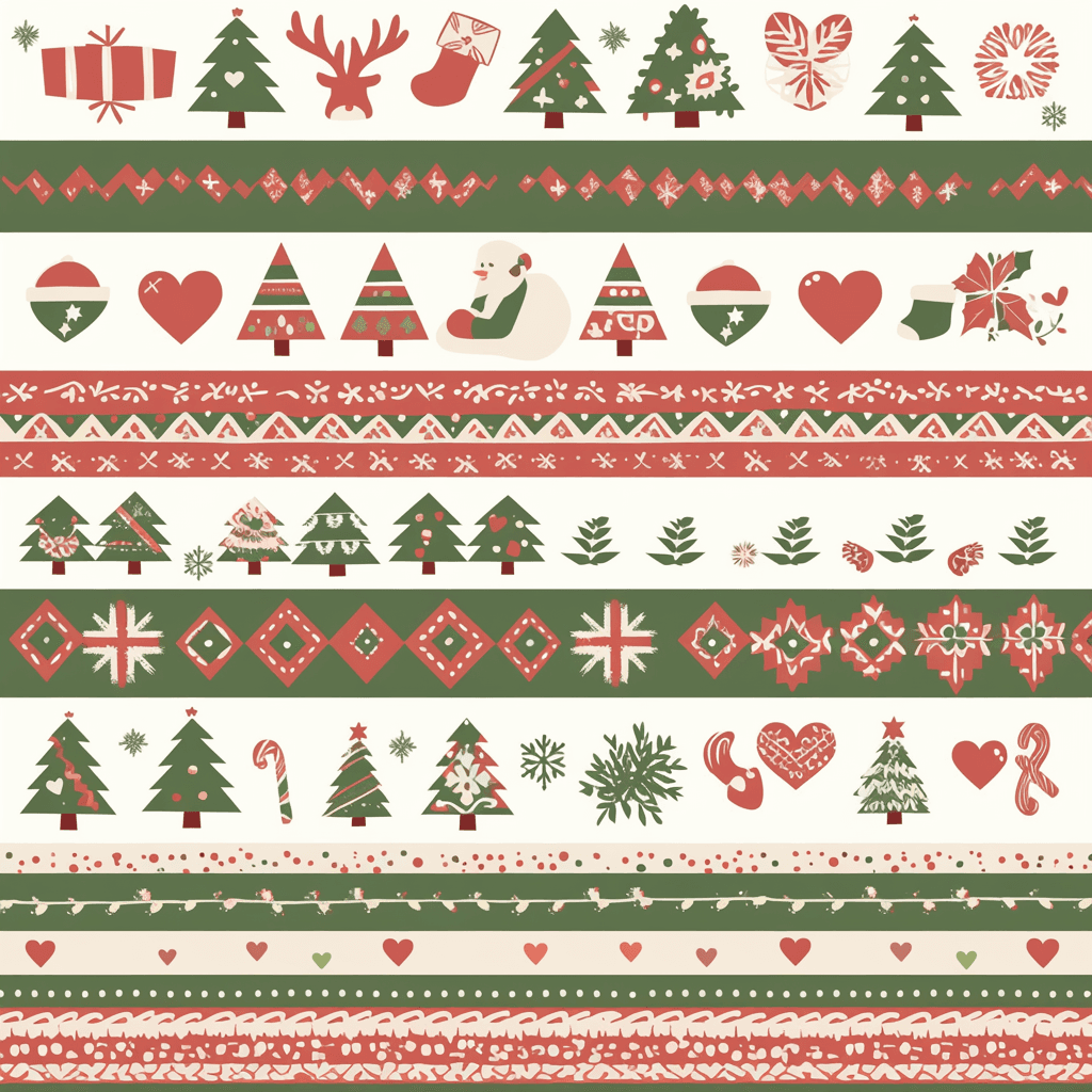 Christmas Design 307 original repeating artwork