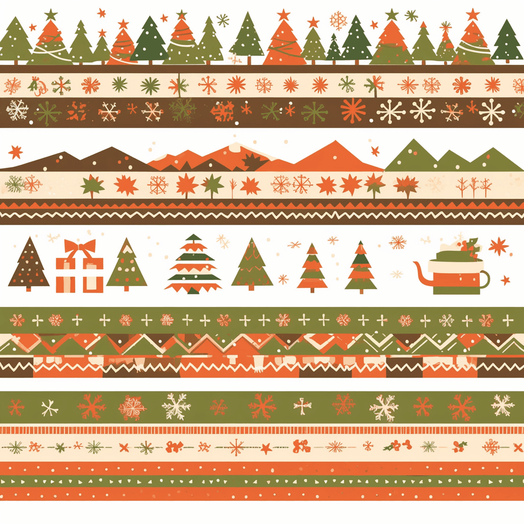 Christmas Tree 461 original repeating artwork