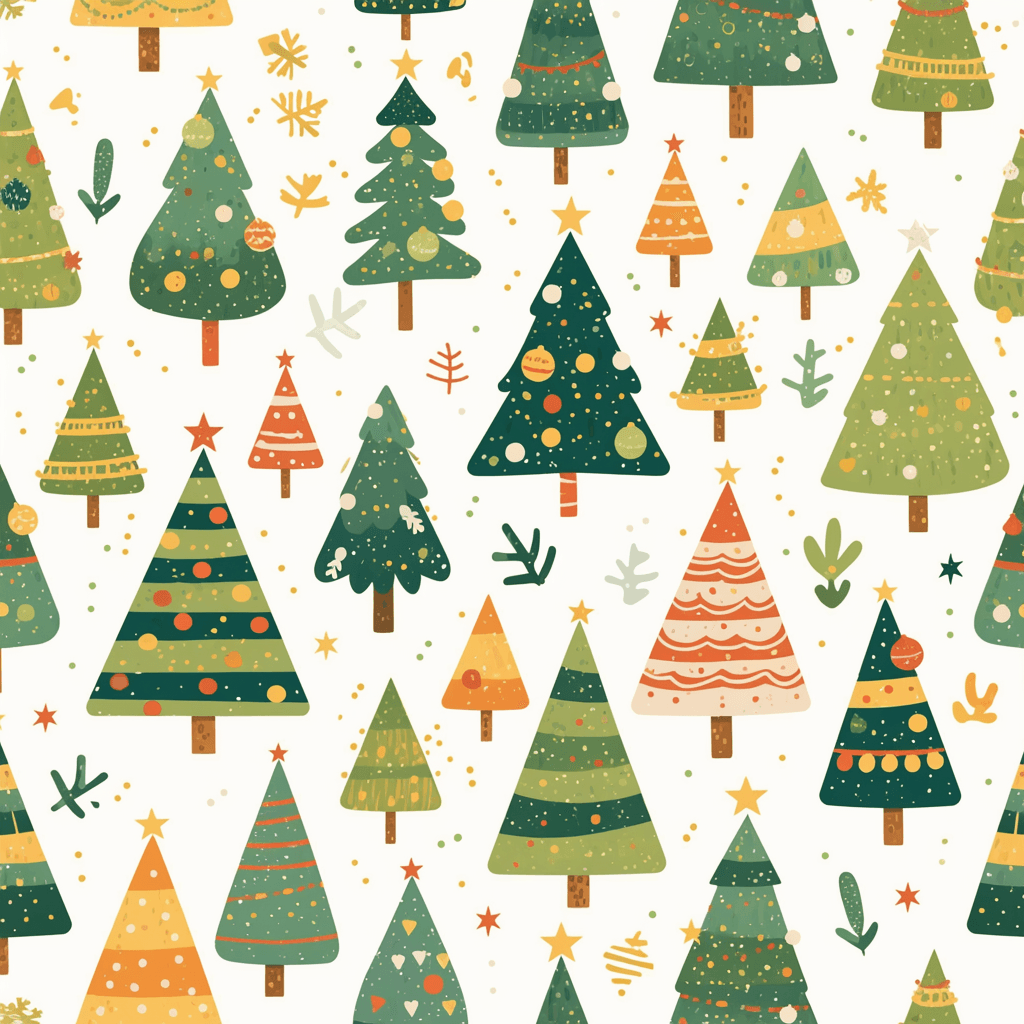 Christmas Tree 576 original repeating artwork