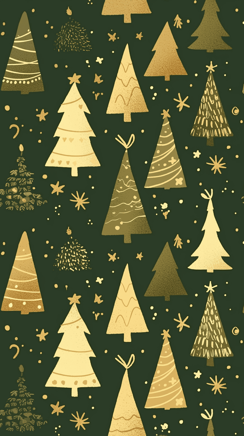 Christmas Tree 724 original repeating artwork