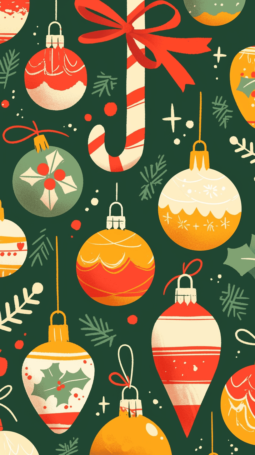 Christmas Series original repeating artwork