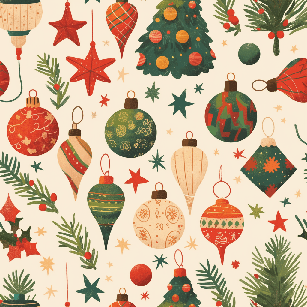 Christmas 508 original repeating artwork