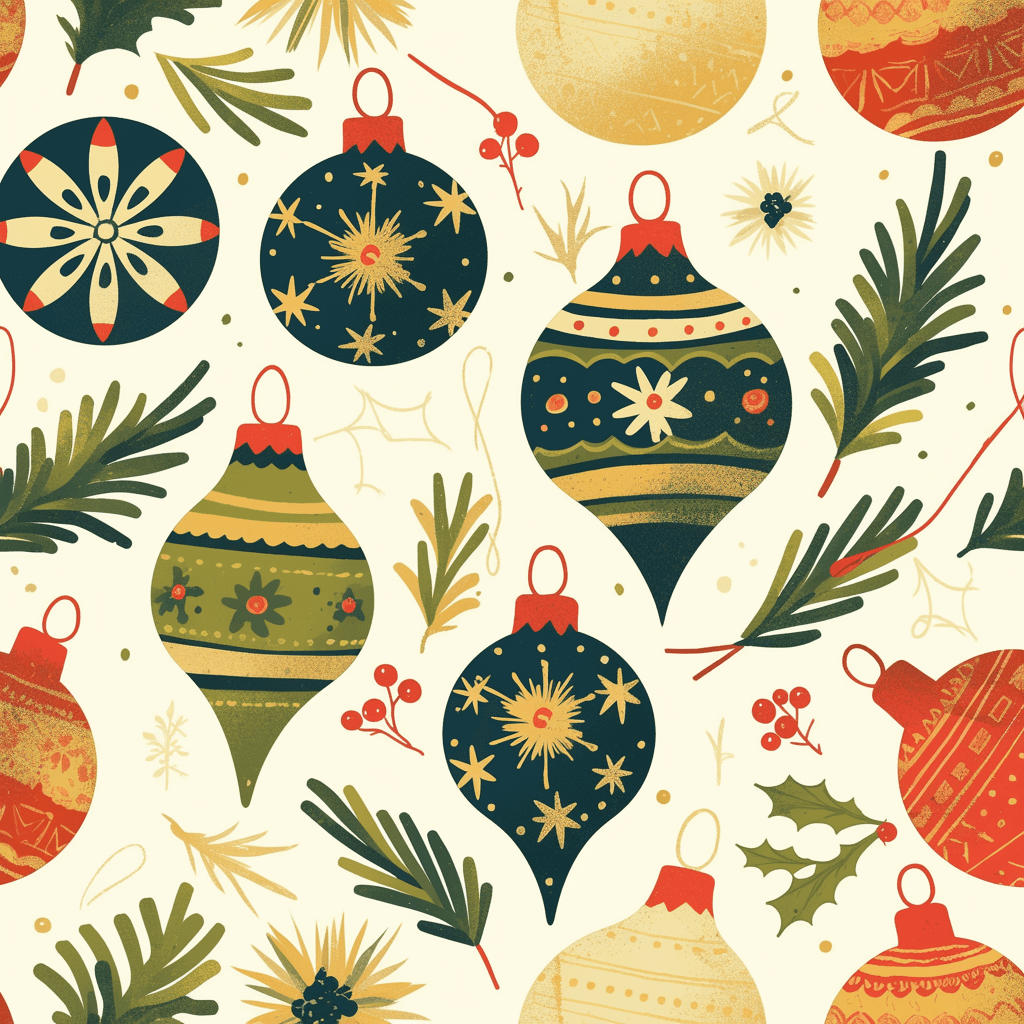 Christmas 445 original repeating artwork