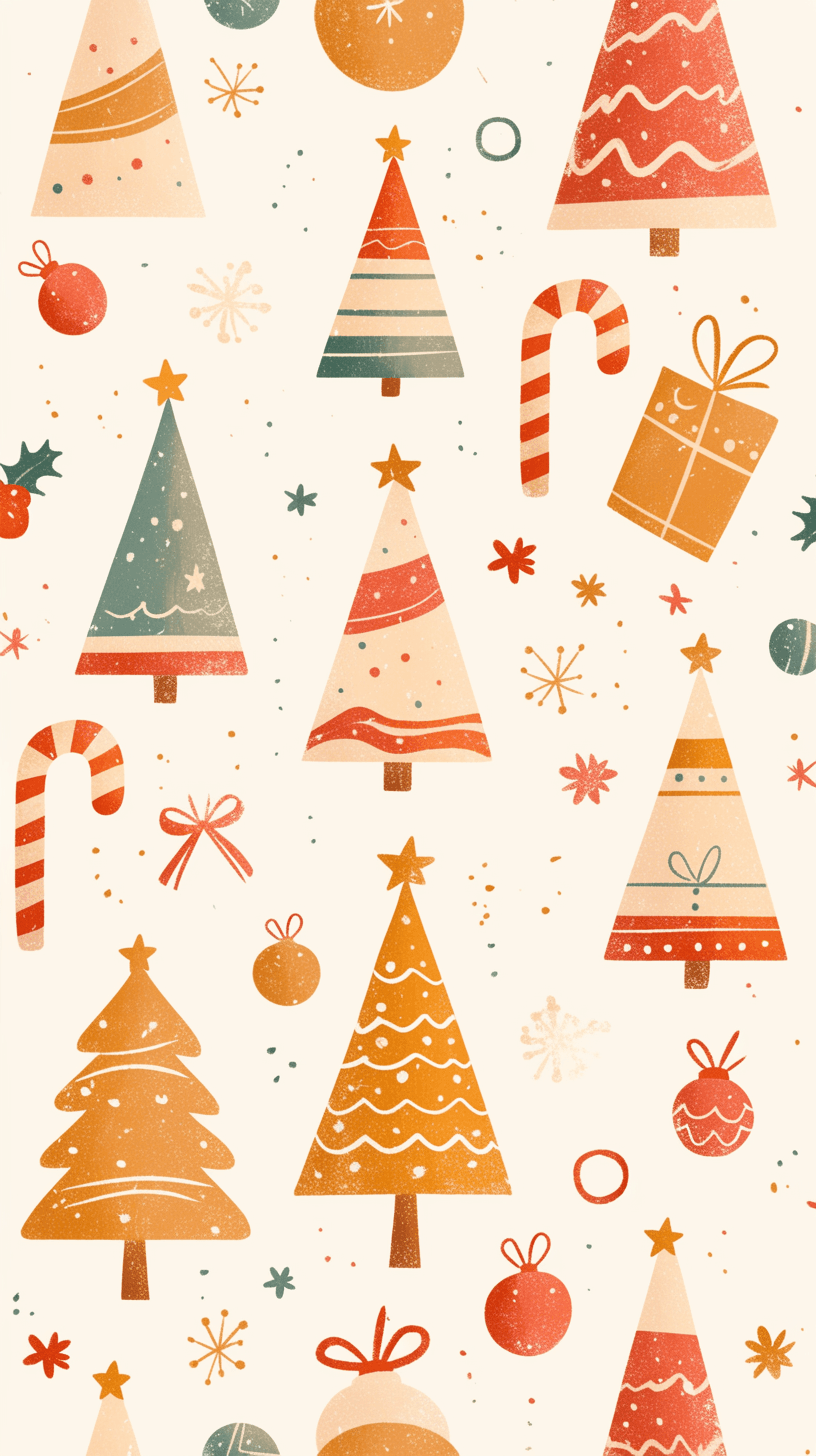 Christmas Tree 458 original repeating artwork
