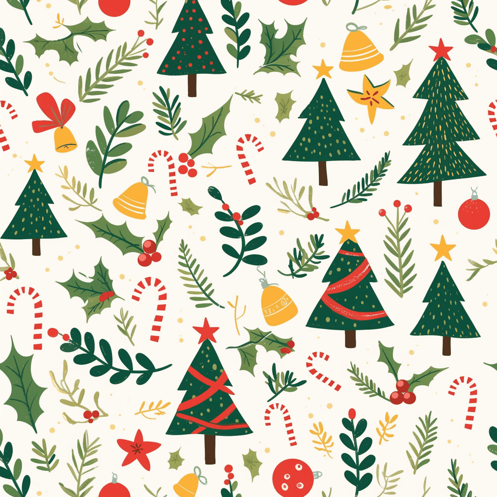 Christmas Tree 774 original repeating artwork