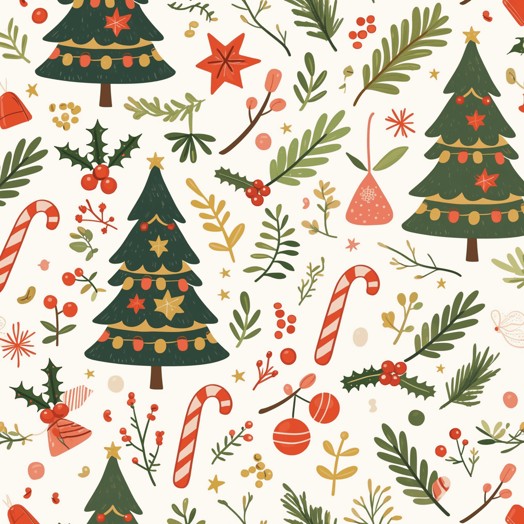 Christmas Tree 820 original repeating artwork