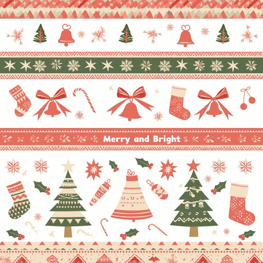 Christmas Design 105 original repeating artwork