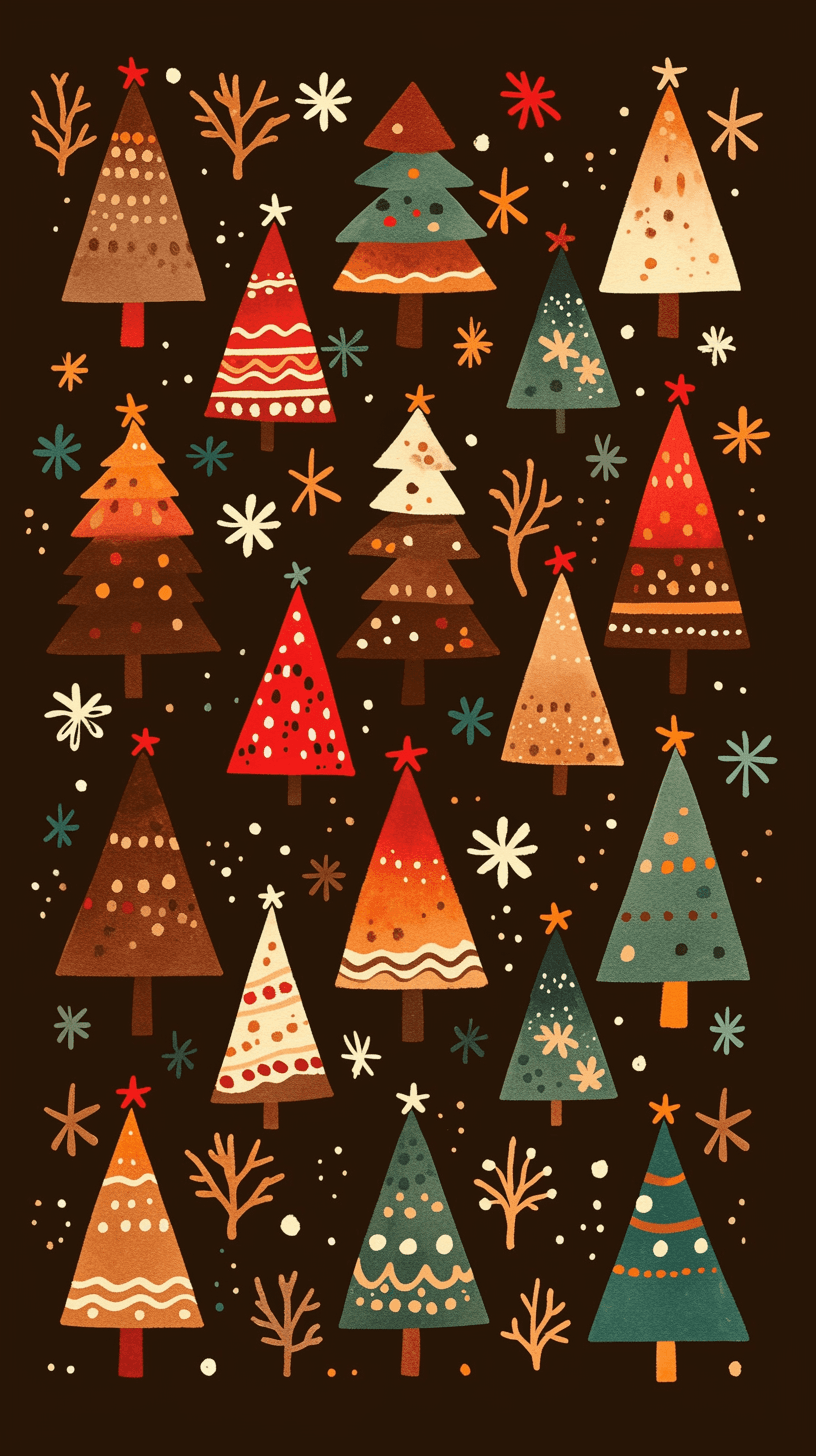 Christmas Tree 772 original repeating artwork