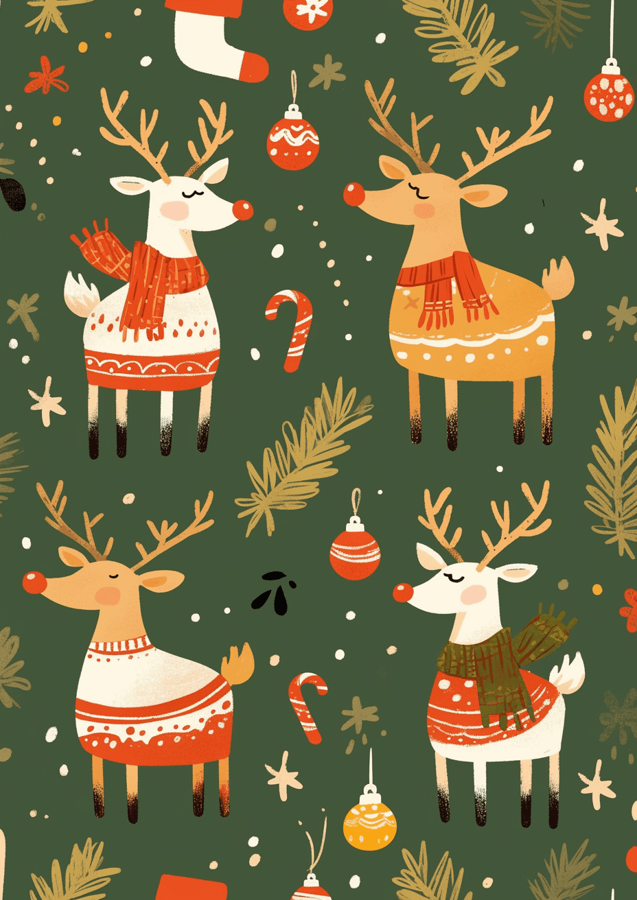 Christmas 264 original repeating artwork