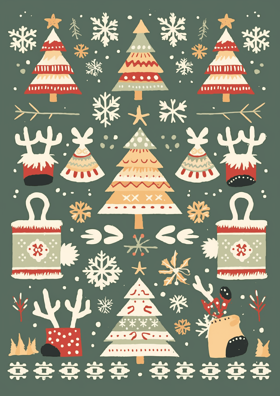 Christmas 268 original repeating artwork