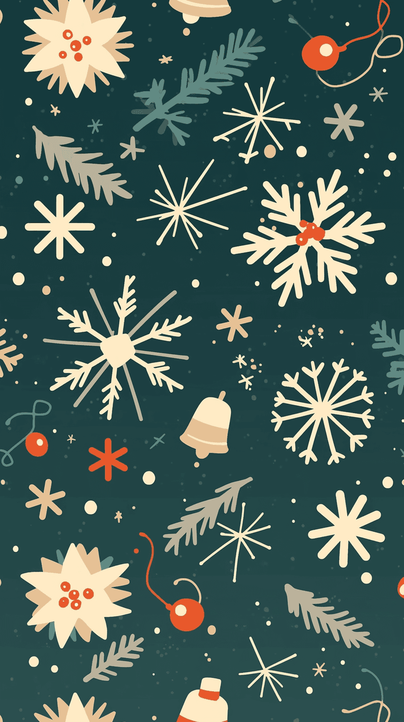 Christmas Point original repeating artwork
