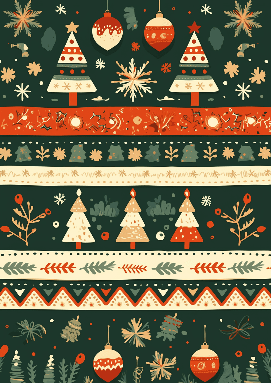 Christmas 228 original repeating artwork
