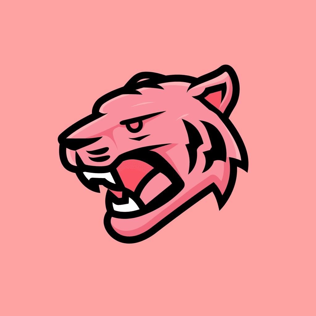 Tiger Head original repeating artwork
