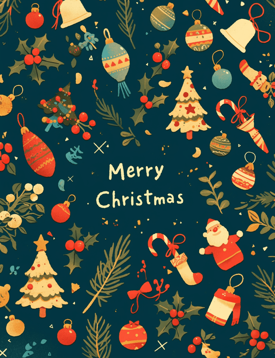 Christmas 010 original repeating artwork