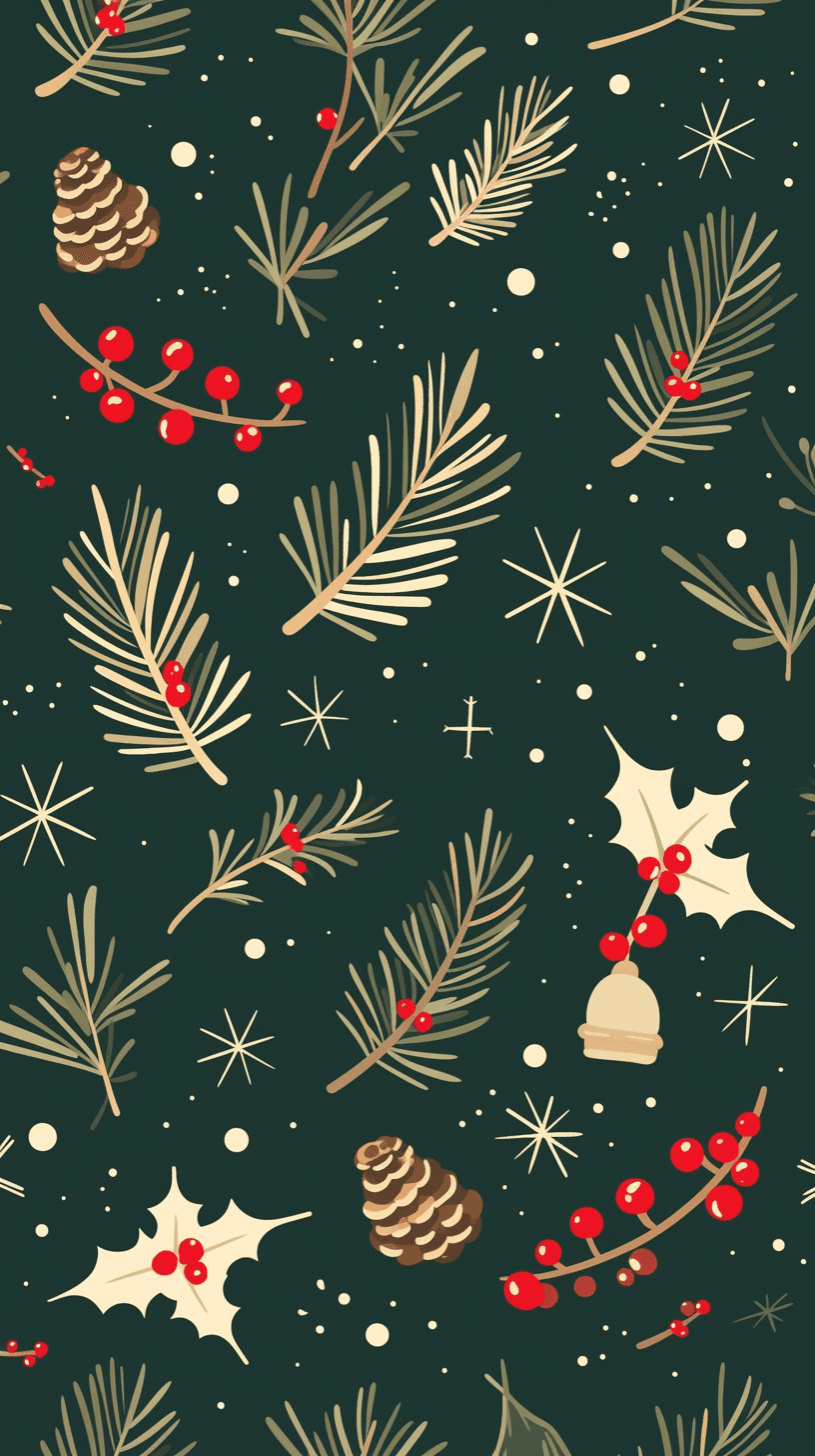 Christmas 645 original repeating artwork
