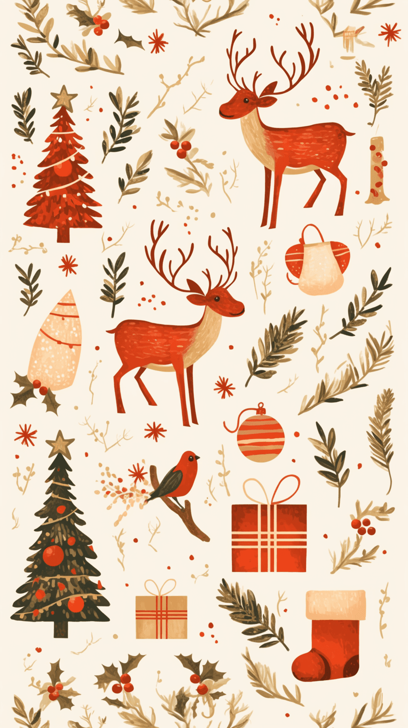 Christmas 254 original repeating artwork