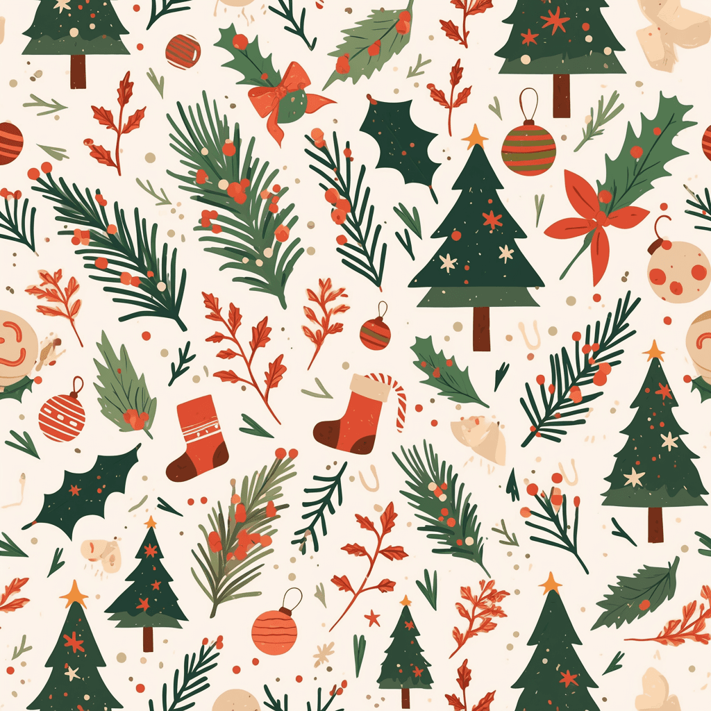 Christmas 643 original repeating artwork