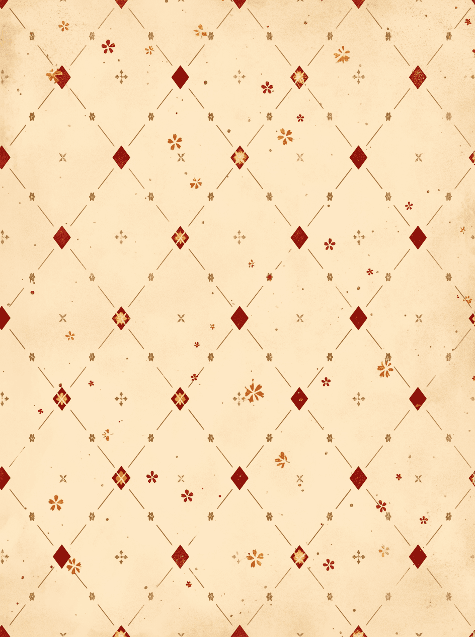 Retro Ornament Glow original repeating artwork