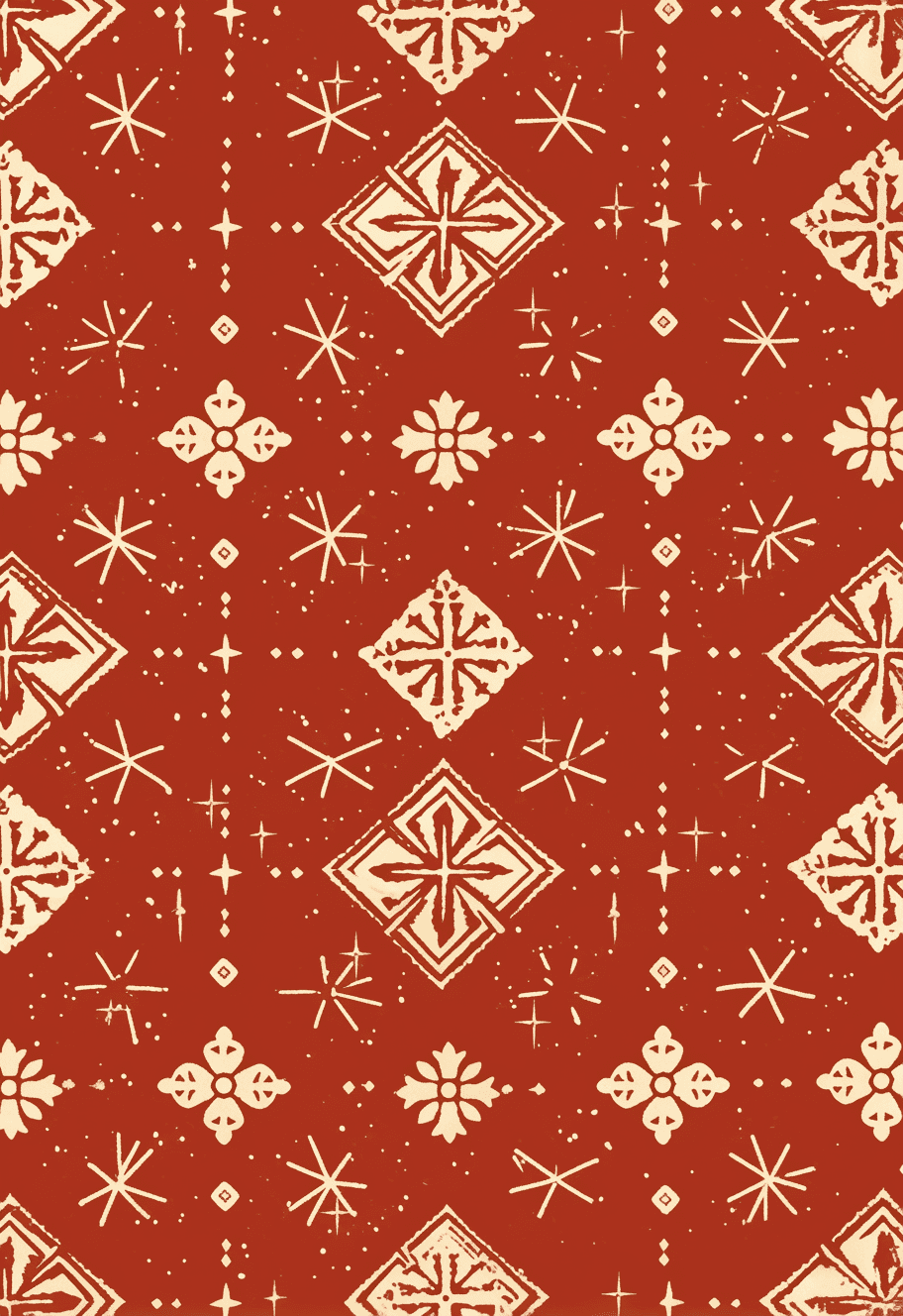 Retro Ornament 008 original repeating artwork