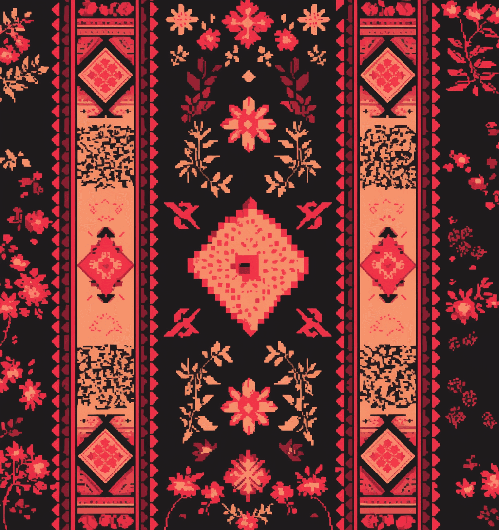 Retro Design 330 original repeating artwork