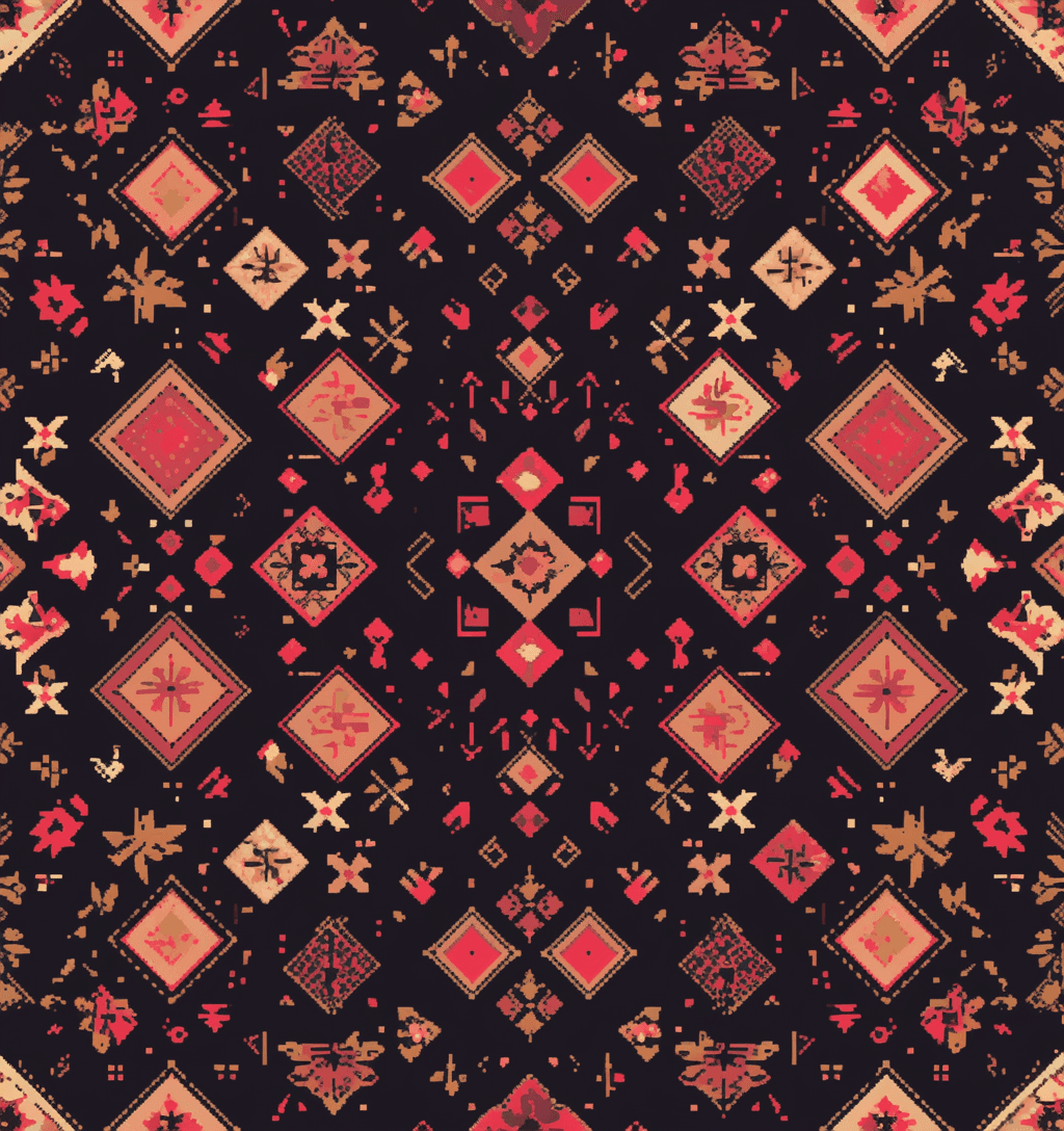 Retro Design 438 original repeating artwork