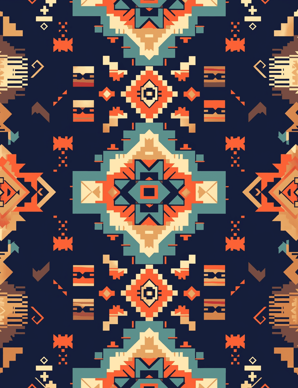 Retro Design 227 original repeating artwork